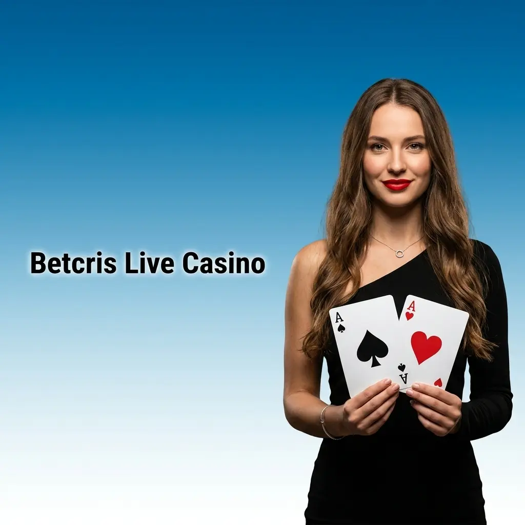 Betcris live casino lobby showing HD dealer tables with bet limits from CAD 1 to CAD 50,000